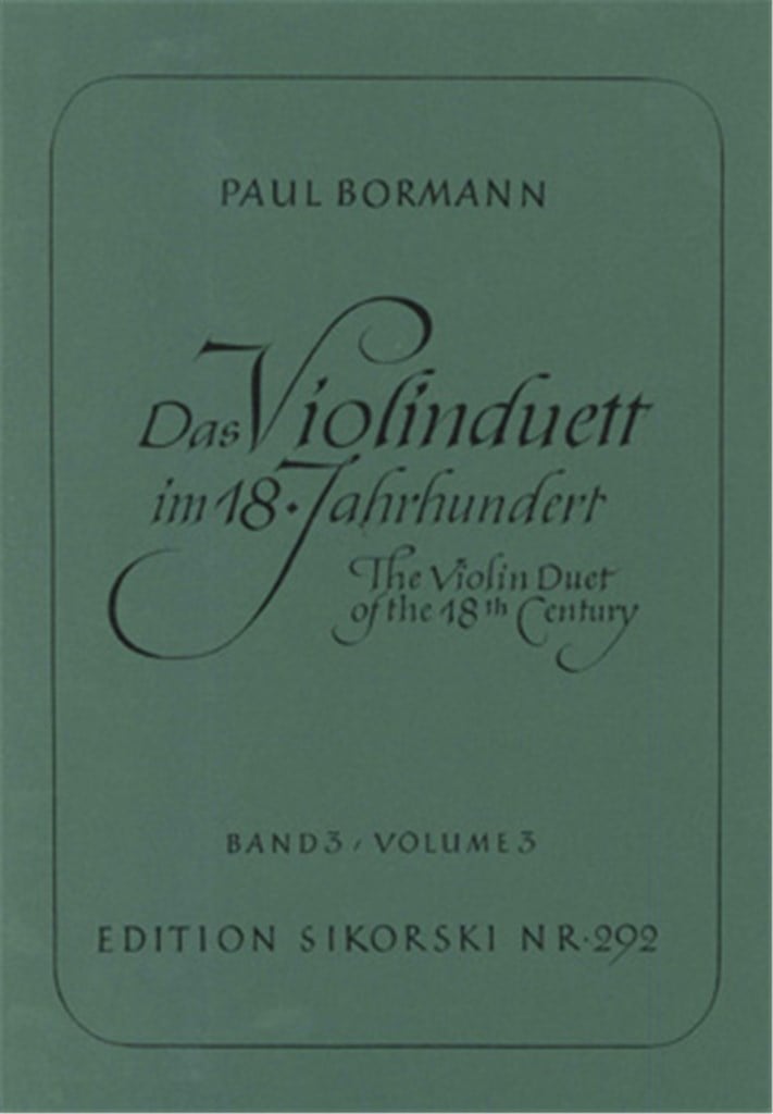 Das Violinduett im 18. Jahrhundert